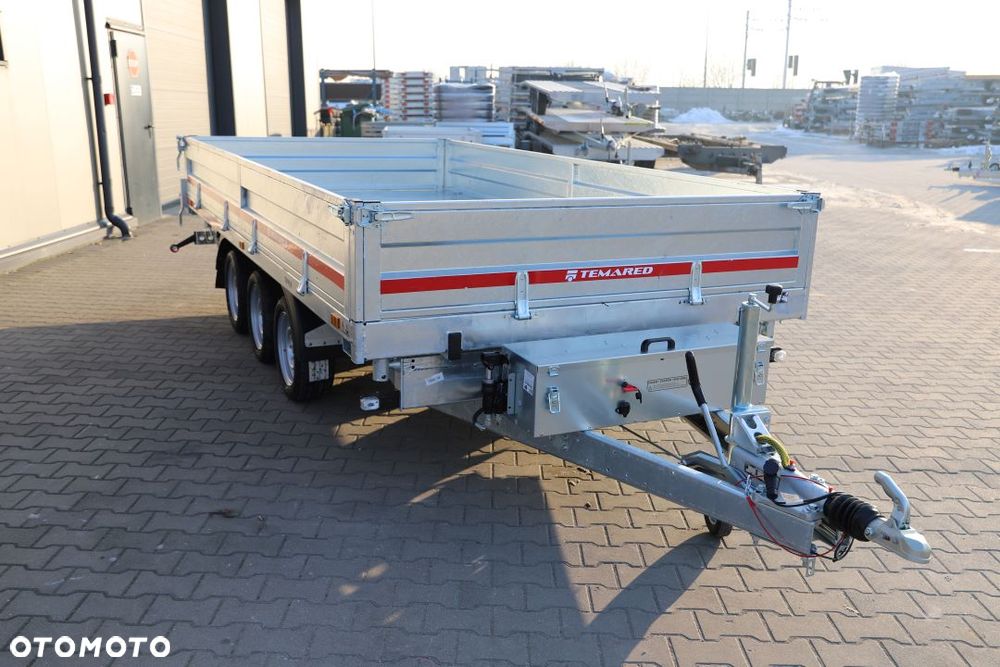 TEMARED /MARTZ TIPPER 4020/3 C S 3,5T 405x197x40 cm , DMC 3500 kg, 3 osie, Koła 195R13C, Burty stalowe - 10
