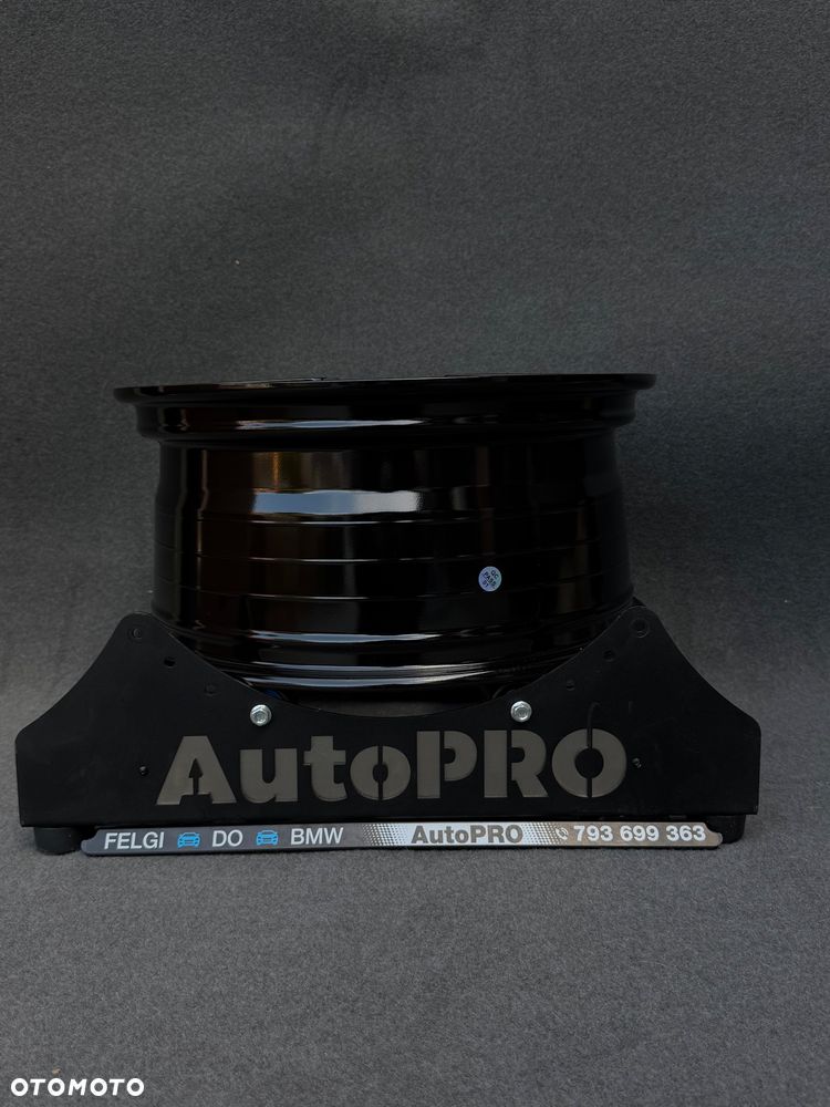 NOWE  alufelgi kolor czarny połysk   5x112 18 felgi 8,5j ET35 BMW seria 3 G20 G22 G30 G31 F44 G22 G23 G32 F39 G60 G01 X1 F48 G42 X2 U06 Active Tourer Z4 G29 xDrive Styling 930 czarne polerowane jak Japan Racing Carbonado Rubin - 6