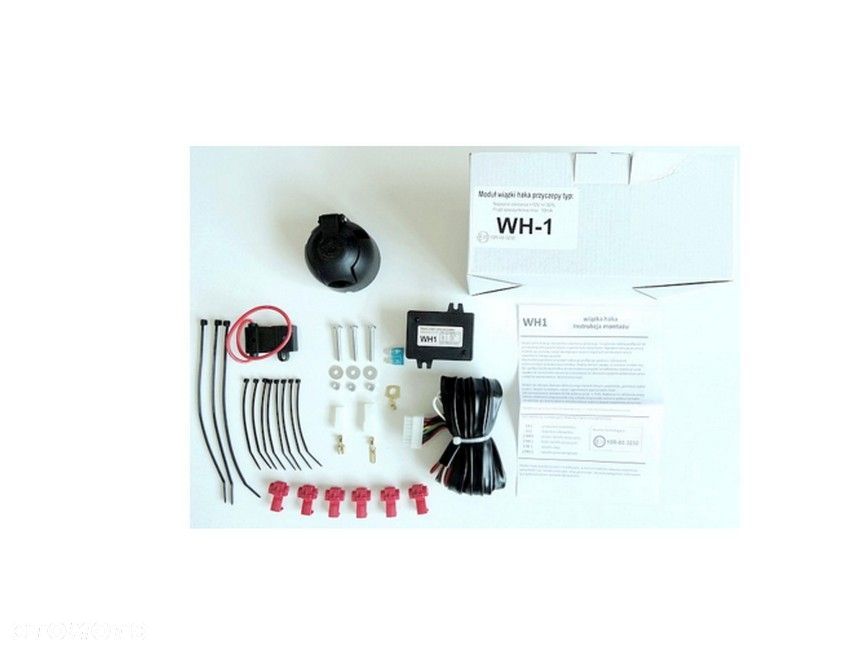 Nowy Kompletny Hak Holowniczy Auto-Hak Słupsk + Kula + Moduł + Wiązka Uniwersalna + Gniazdo elektr. Bez cięcia zderzaka do Jeep Wrangler Jk od 2006 - 5