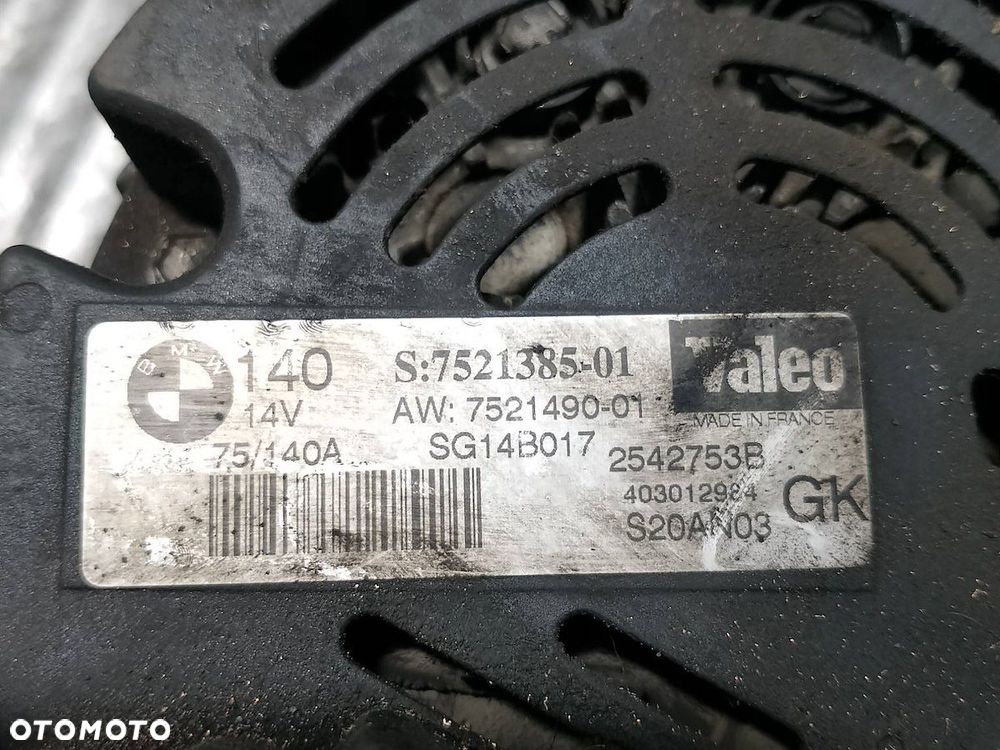 ALTERNATOR BMW E46 2.0 BENZYNA 7521385-01 - 8