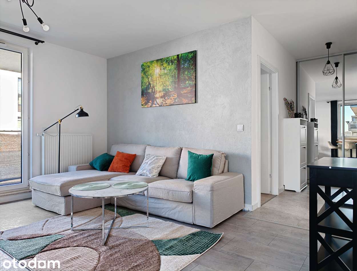 2 pokoje 46,5 m² | Monteverdiego 12, os. Greenwood | Zielona Białołęka