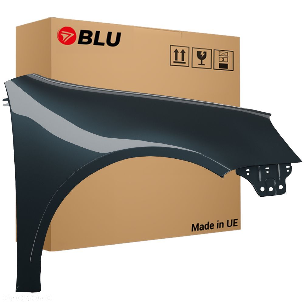 BLU Błotnik VW GOLF V 5 LC7V prawy antracyt 03-09 przód hatchback ocynk BlauAnthrazit - 1