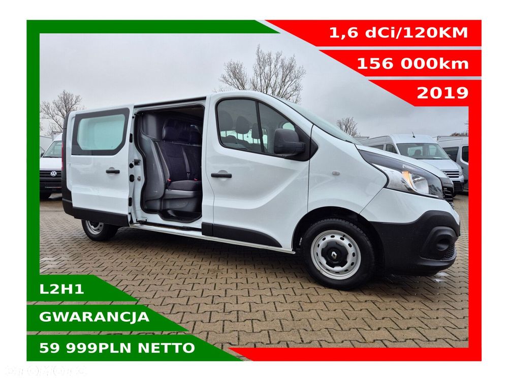 Renault Trafic Long *59999zł NETTO* Brygadówka 6 osób 1,6dCi/120KM - 1