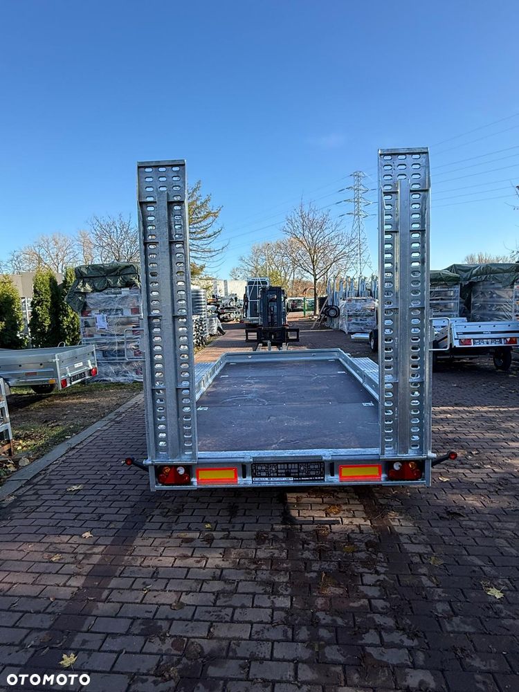 Niewiadów Przyczepa do przewozu sprzętu budowlanego Niewiadów K4035 400x190cm 3500kg 3 osie pod koparke minikoparka walec MOTOMUS Borowa - 10