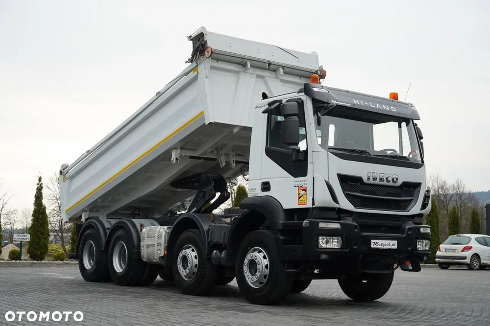 Iveco TRAKKER / 8x4 / WYWROTKA / HYDROBURTA / BORDMATIC / EURO 6 / MEILLER KIPPER - 7