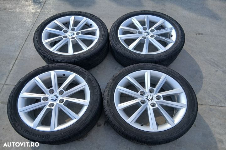 Jante aliaj cu anvelope 17 - set 225/45 R17 5E0601025E 7JX17H2 ET49 2 - 2