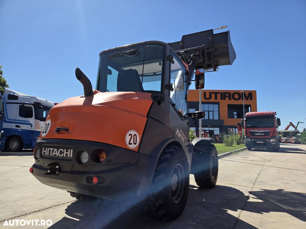 Hitachi ZW75-6, 2023, 151h, EX DEMO, 6 tone, ridica 2,4tone la 3,2m, Cupla rapida, CUPA 1mc, FURCI, articulat, transmisie 4x4, Deutz 75CP, 2 locuri, produs in Germania, posibilitate leasing 4 ani-PROMOTIE 51.900 EUR+Tva - 5