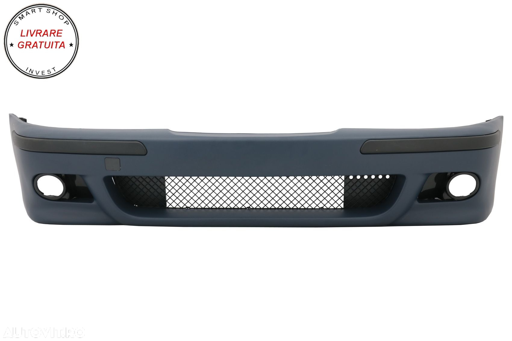 Pachet Exterior BMW Seria 5 E39 (1997-2003) cu Grile Centrale Negru Lucios- livrare gratuita - 2