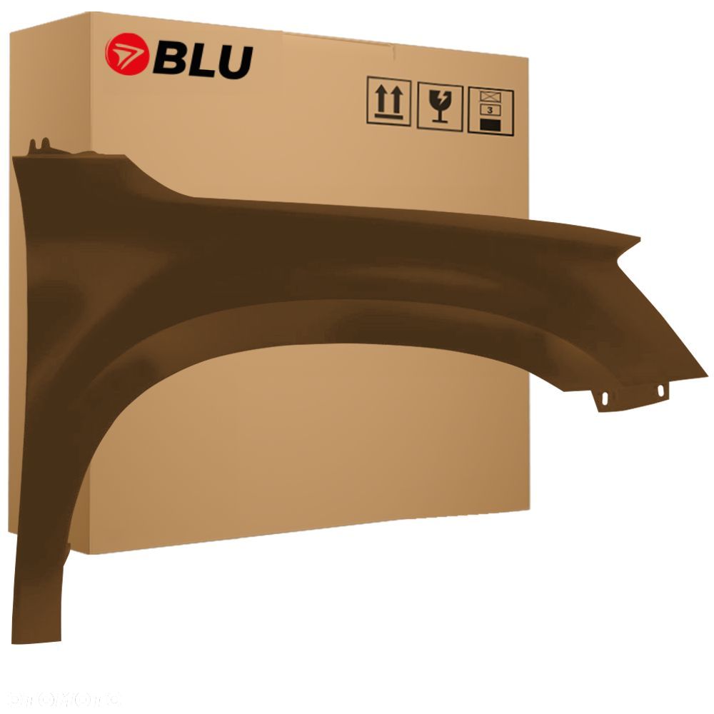 BLU Błotnik SKODA YETI 5L LF8N prawy przód brązowy 2009-2013 MatoBraun - 1