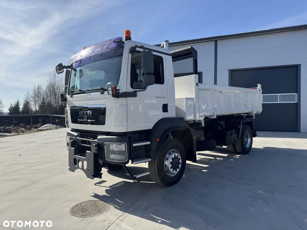 MAN TGM 18.290 4x4 3x WYWROTKA HYDROBURTA - 2