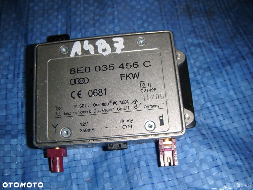 audi a4 b7wzmacniacz anteny 8e0035456c - 1