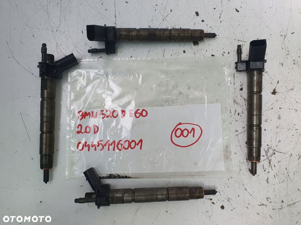 WTRYSKIWACZ BMW E87 E88 E90 E91 E83 E84 X3 2.0 D wtrysk 0445116001 7797877 - 2