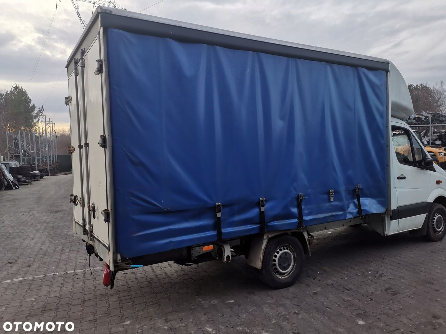 Kontener Zabudowa Firana Plandeka 427x230x200 Obustronna - 7
