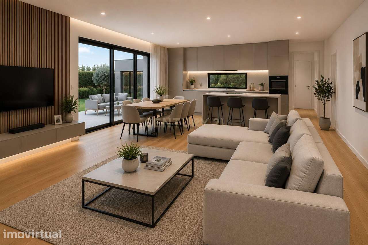 Moradia T3 Térrea Moderna com Garagem e Jardim em Gandra - Grande imagem: 4/21