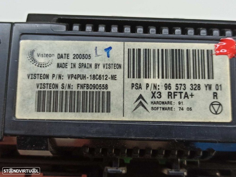 COMANDO CLIMATIZADOR CITROEN C5 BERLINA LX (E) - 3