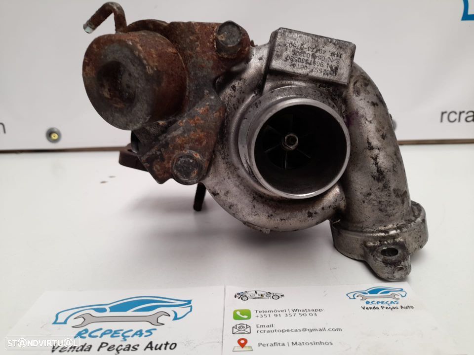 TURBO ORIGINAL TD025S206T4 9657530580 4917307502 FORD FOCUS II 2 MK2 TURNIER 1.6 TDCI 90CV HHDA - 1