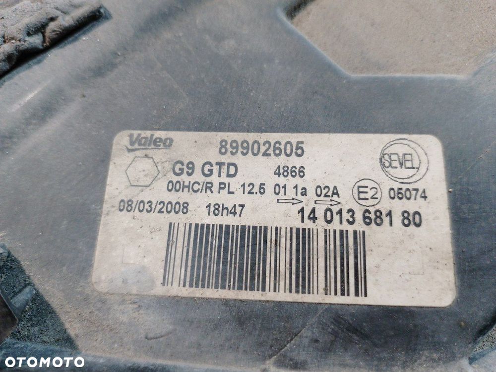 LAMPA LEWA PRZÓD FIAT SCUDO 1301368180 - 7