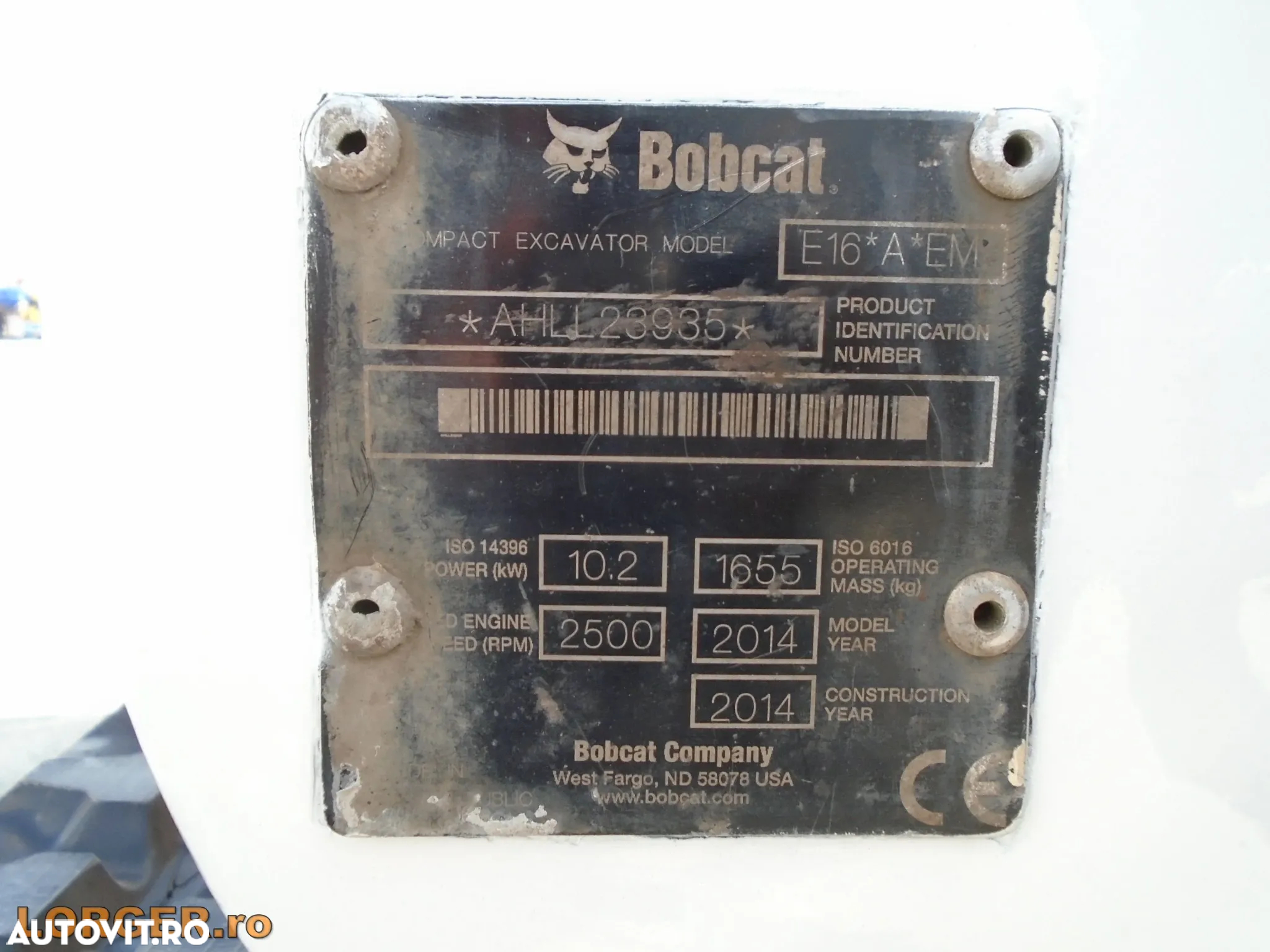 Bobcat E16 - 10