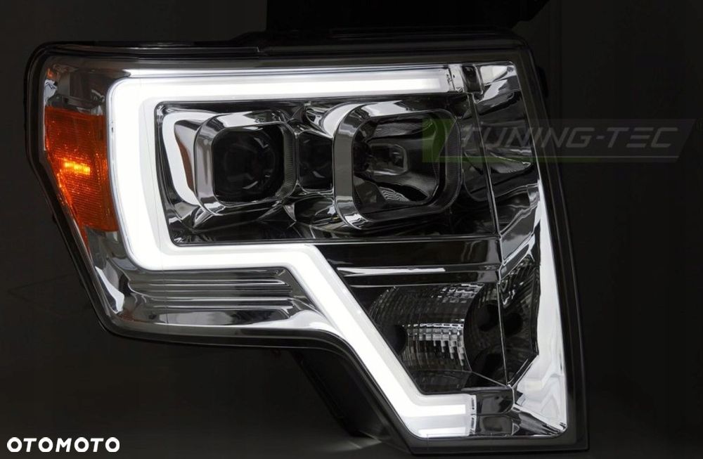 Reflektory Lampy kpl Soczewka Clear Chrom Europa Ford F150 XII mk 12 08- - 2