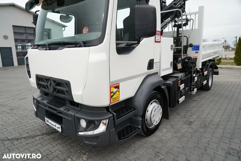 Renault D12 / BASCULATOR 3 LATE / HYDRODOLT LATERAL / HDS HIAB 077 BS2 / ROTATOR / PILOT / EURO 6 - 16