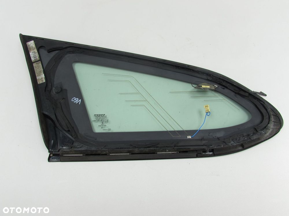 VOLVO V60 10-18 SZYBA BOCZNA KAROSERYJNA TYL PRAWA 16R POMORSKIE - 4