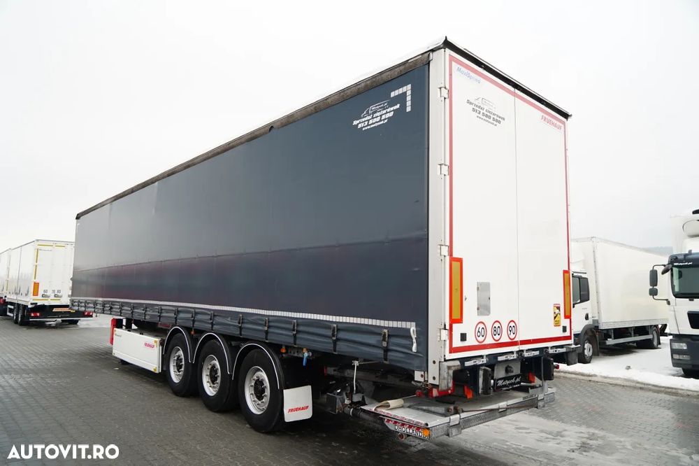 Fruehauf CORTINĂ / STANDARD / LIFT 2.000 kg / PODEA PUTERNICĂ ȘI ȘIMPĂRȚI LATERALE / CONTENIER PENTRU PALEȚI - 5