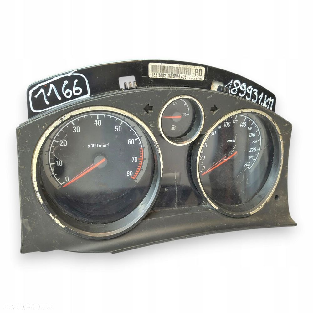 LICZNIK ZEGARY 13216682 PD Opel Astra H Zafira B 1.6 1.8 B 189 931km europa - 7