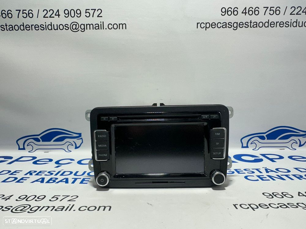 .Auto Radio CD DVD GPS Original VW Volkswagen 3C8035195 2007 - 2018 - 4