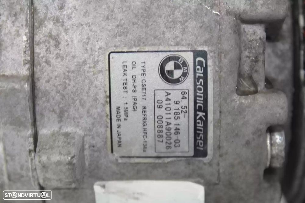 COMPRESSOR AR CONDICIONADO BMW X5 2009 -64529185146 - 3