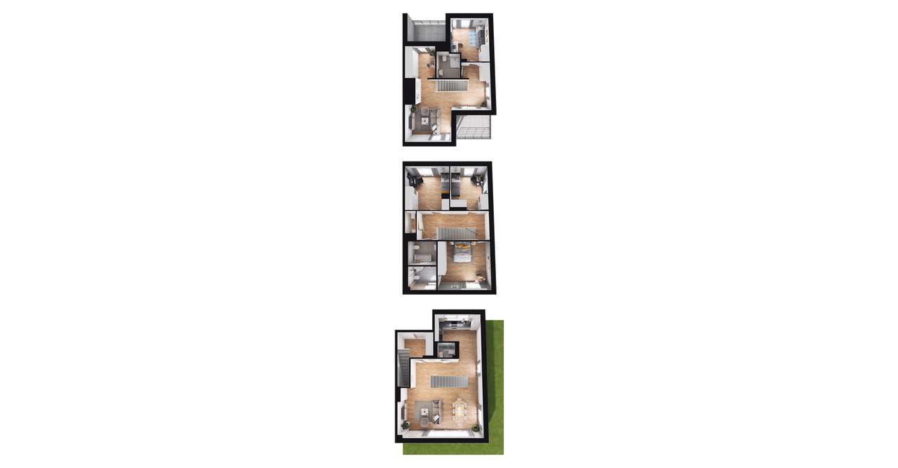 7-pokojowy dom 150m2 + ogródek Bez Pośredników - Pełny obrazek: 2/5