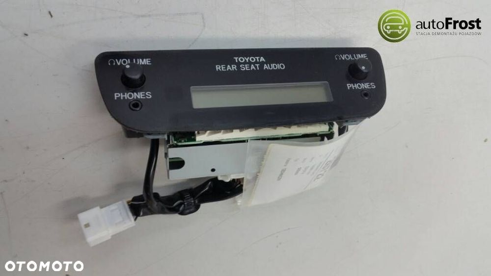 WYŚWIETLACZ PANEL RADIA TYŁ TOYOTA SIENNA 143861-028 - 1