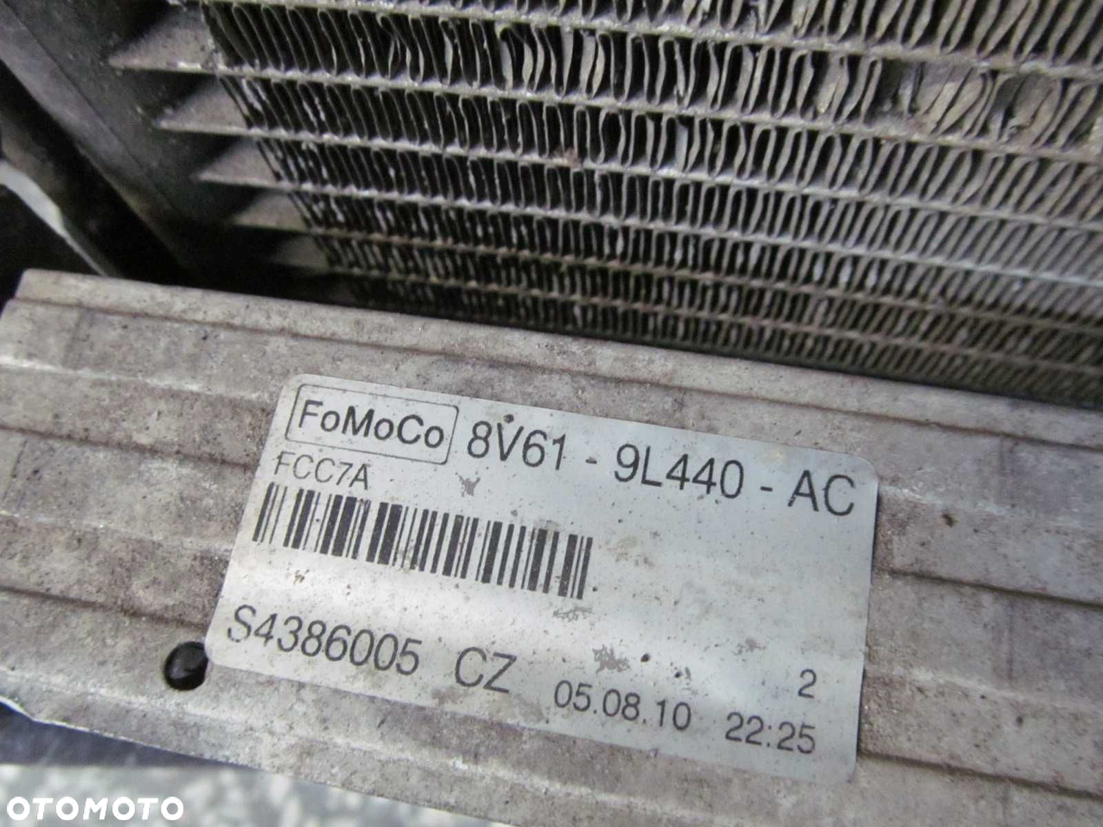 FORD FOCUS MK2 TDCI CHLODNICA WODY INTERCOOLER WENTYLATOR 8V61-9L440-AC 0130307130 1137328558 04-09 - 5