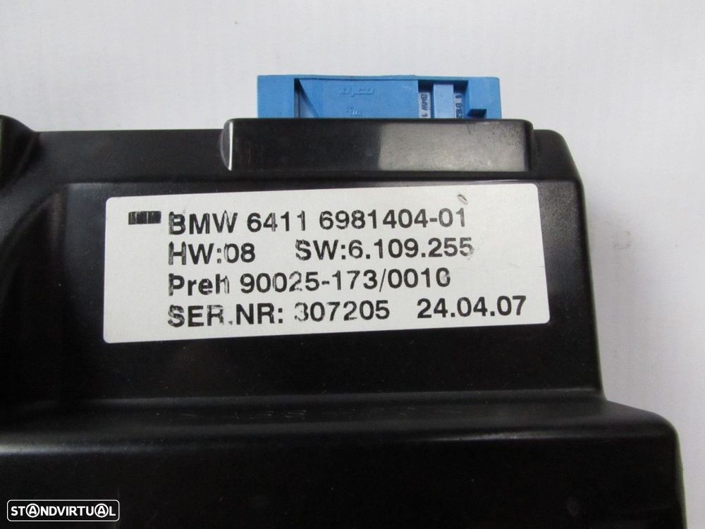 Painel AC / Ar Condicionado Seminovo/ Original BMW 7 (E65, E66, E67) 64116981404 - 3