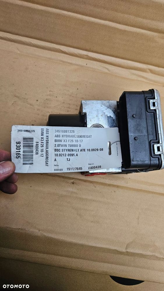 pompa hamulcowa abs 6852886 6852887 bmw x3 f25 2010-2017 nr 400439 - 1