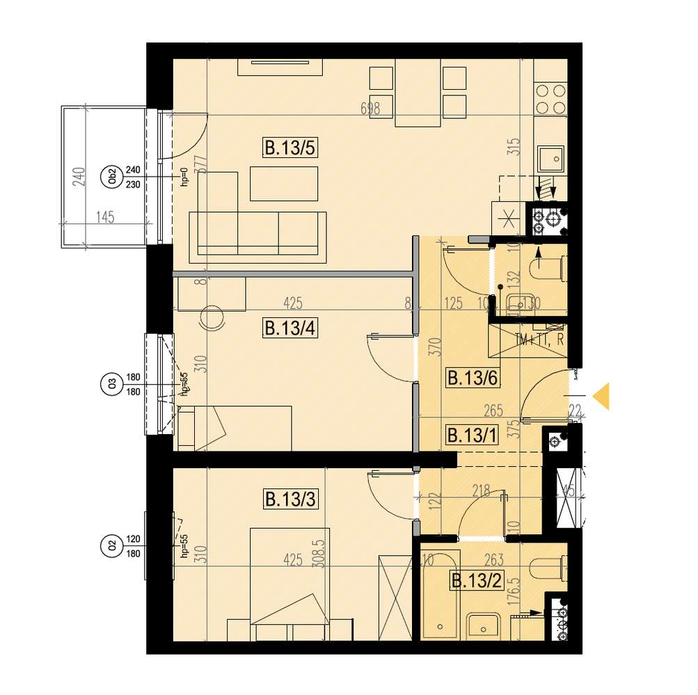 Mieszkanie B13, 66.82 m2, komfort blisko Rzeszowa!