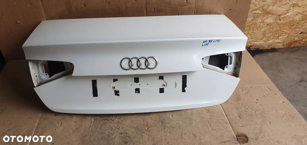 Klapa bagażnika tył tylna Audi A4 B8 Lift Sedan LY9C - 6