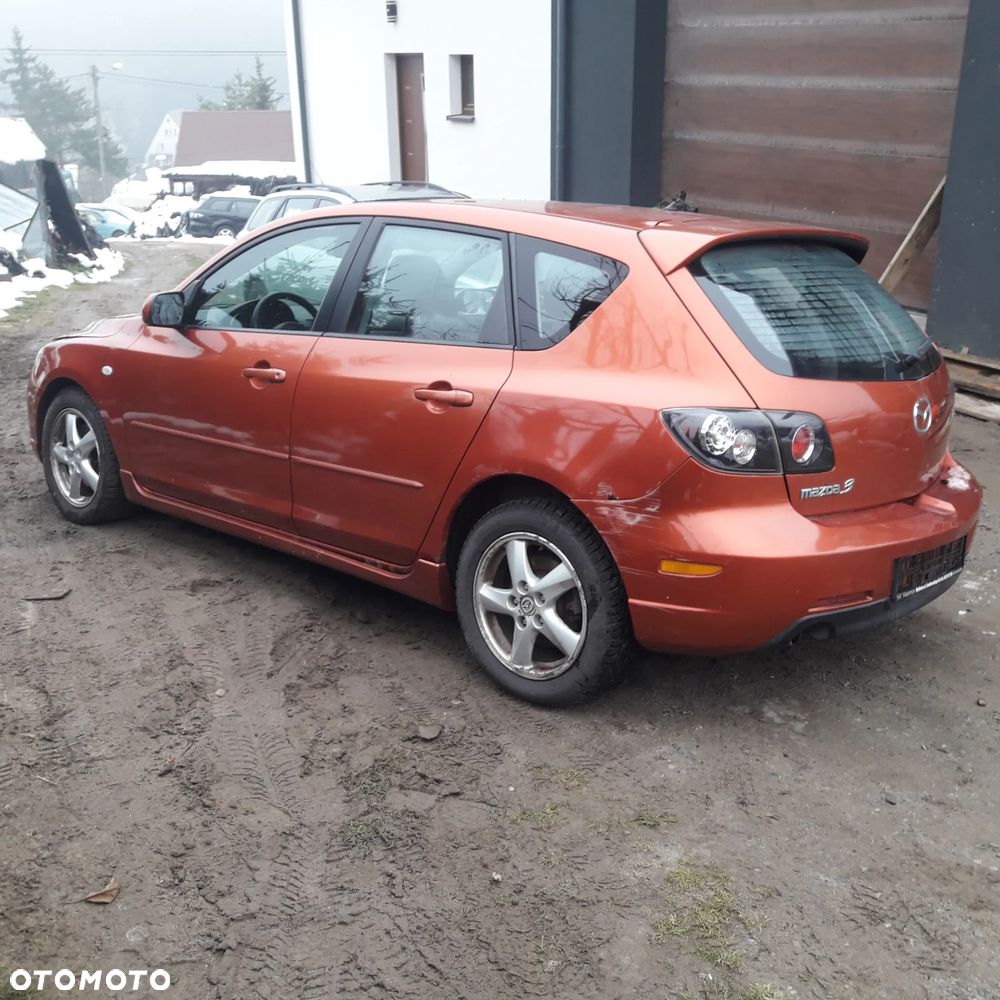 Mazd 3 BK 03-09 Drzwi tylne lewe z szyba  tył w kolor - 1