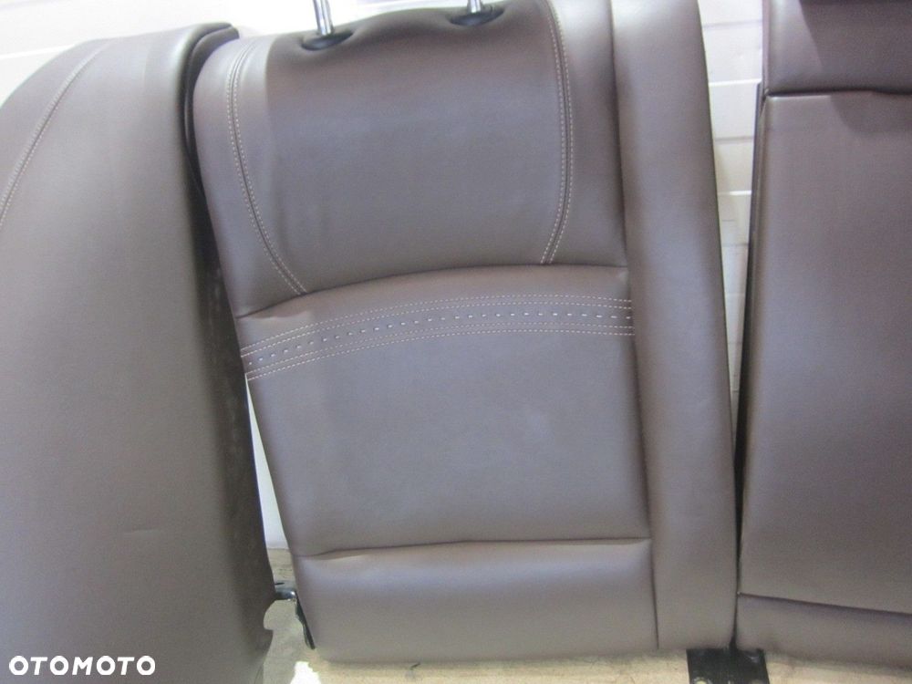 BMW 5 F10 KANAPA TYLNA SIEDZISZKO BRĄZOWE BRĄZ MOKKA SZEW NAPPA 7358698 - 12