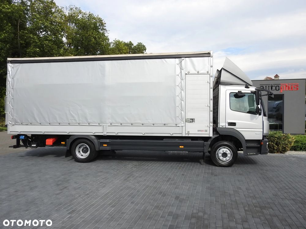 Mercedes-Benz ATEGO 1221 PLANDEKA WINDA 16 PALET WEBASTO KLIMATYZACJA PNEUMATYKA BLIŹNIACZE KOŁA 230KM [ 859917 ] - 8