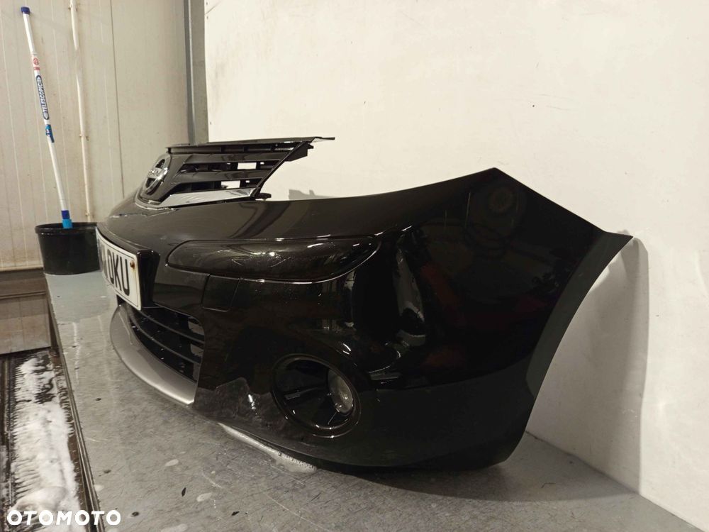 + ZDERZAK PRZÓD PRZEDNI NISSAN NOTE E11 LIFT FL Z11 Z11G CZARNY HALOGENY - 2