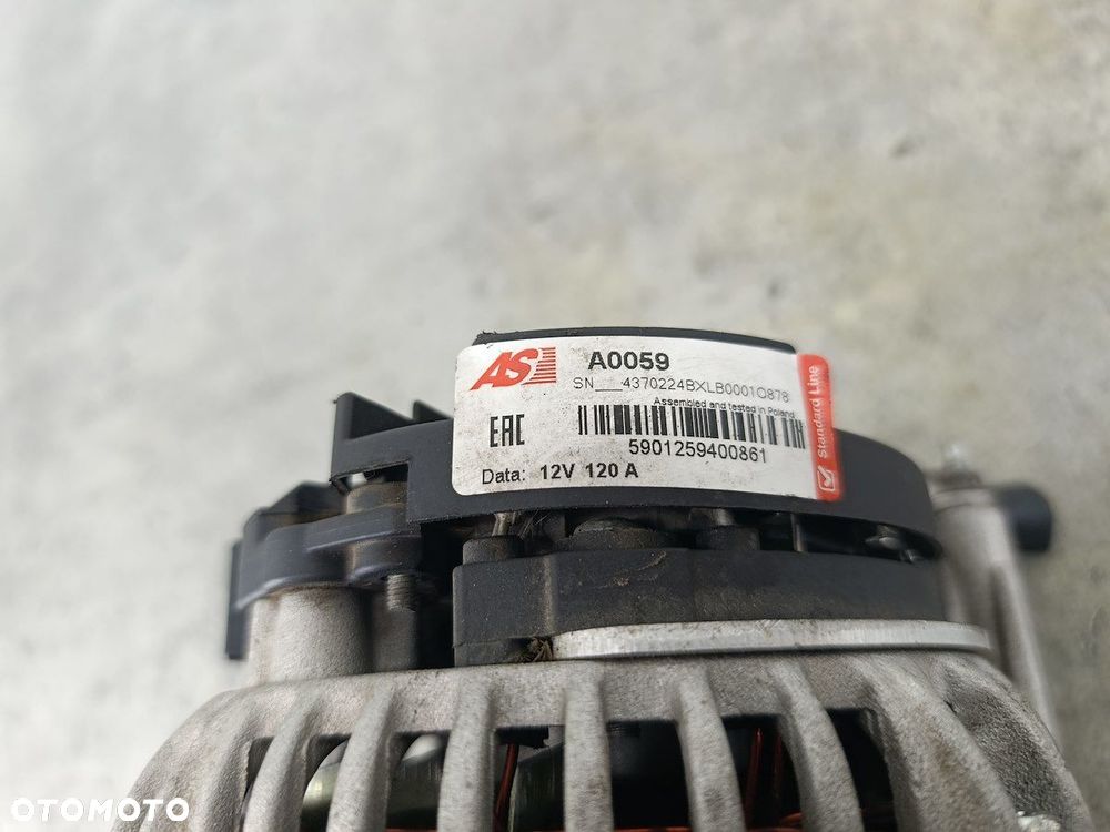 ALTERNATOR VW POLO IV 9N A0059 AS 1.9 TDI 101KM - 8