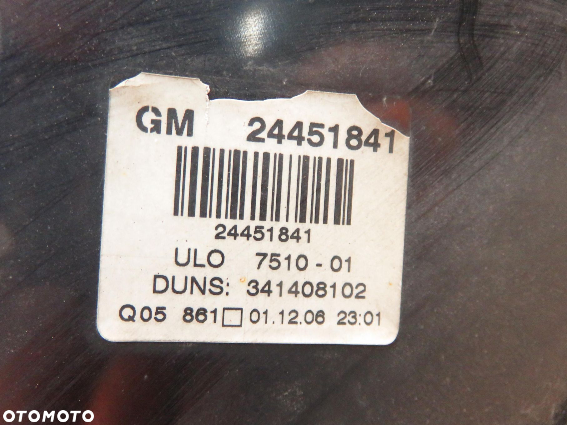 LAMPA LEWA TYLNA OPEL ZAFIRA B (A05) 24451841 - 5