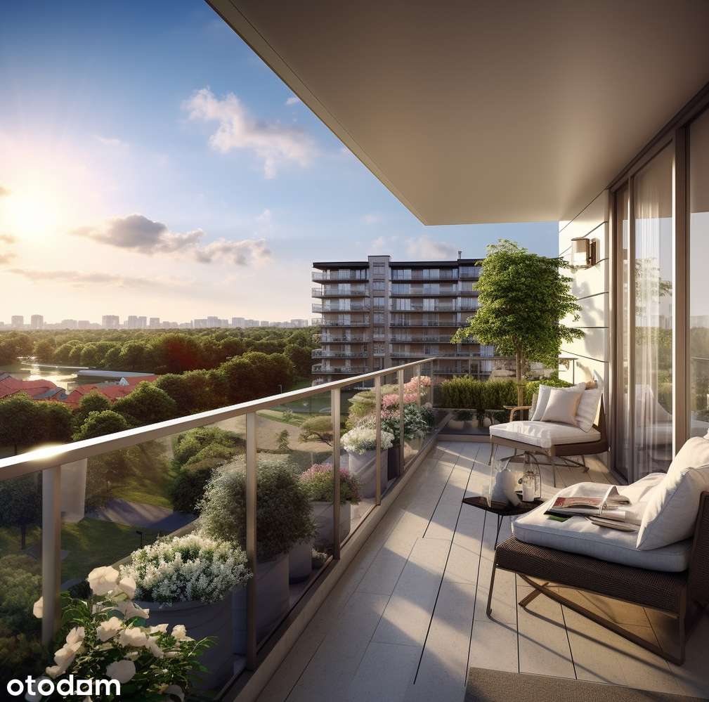 2 pokoje > duży BALKON 9 m2 > piękna inwestycja !