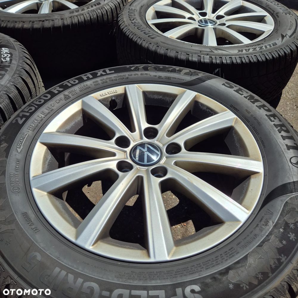 ZIMA 215/60 R16 VW PASSAT T-ROC BEETLE TOURAN SKODA SUPERB OCTAVIA KAROQ - 8