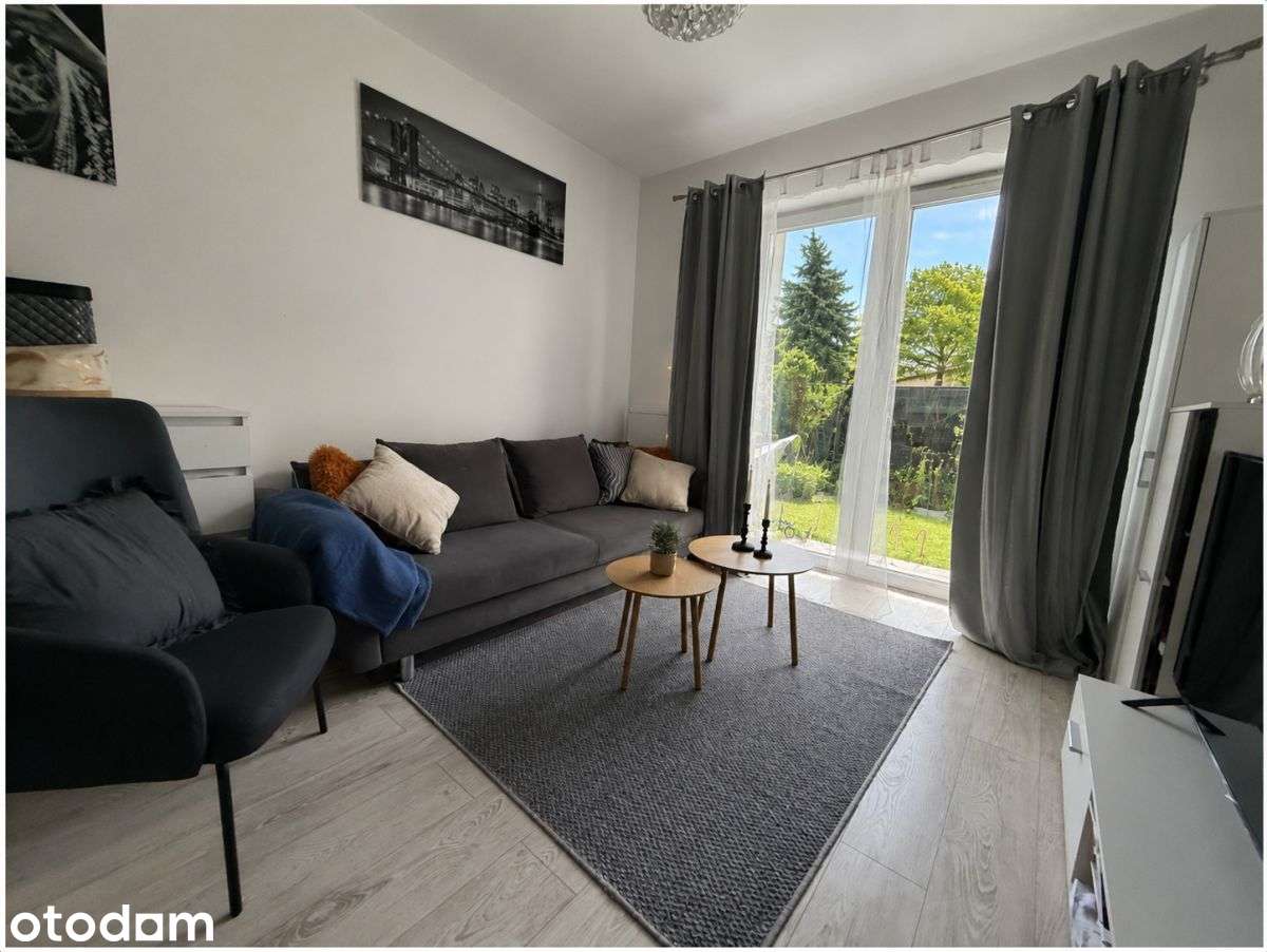Dwupokojowe mieszkania z ogródkiem 32 m2