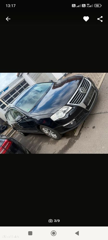 Dezmembrez Volkswagen Passat B6 break 2.0 tdi BMP 140 cp manual negru LC9X - 2