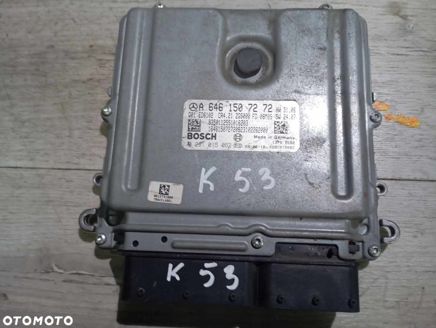 KOMPUTER MERCEDES VITO VIANO 639 W639 2.2 A6461507272 0281015062 - 1