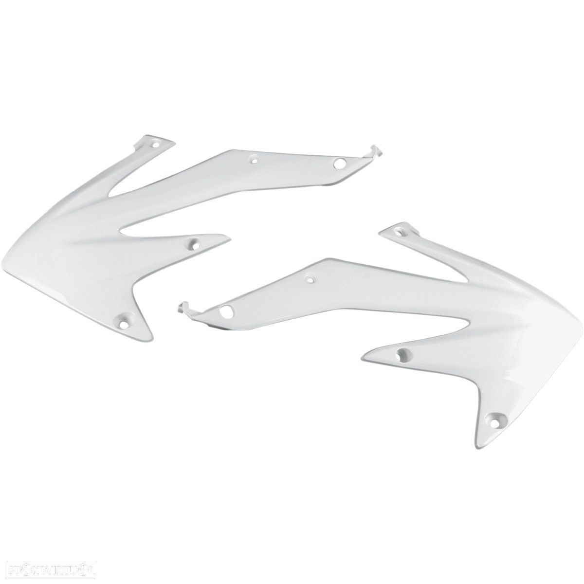 tampas laterais de radiador ufo branco honda crf 450x - 1