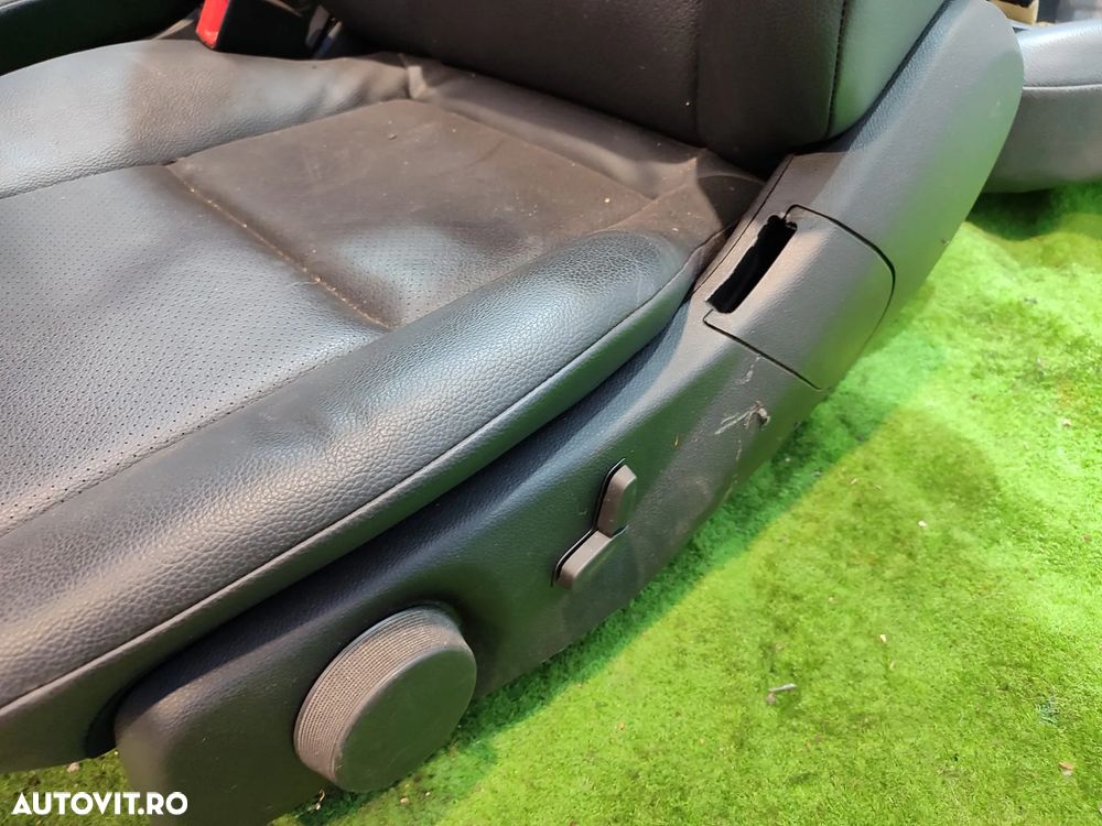 INTERIOR PIELE / SCAUNE SEMIELECTRICE + BANCHETE MERCEDES BENZ W205 C180 1.6 BENZINA 2014 COD OEM A2049107946 / BREAK 2014-2021 - 5