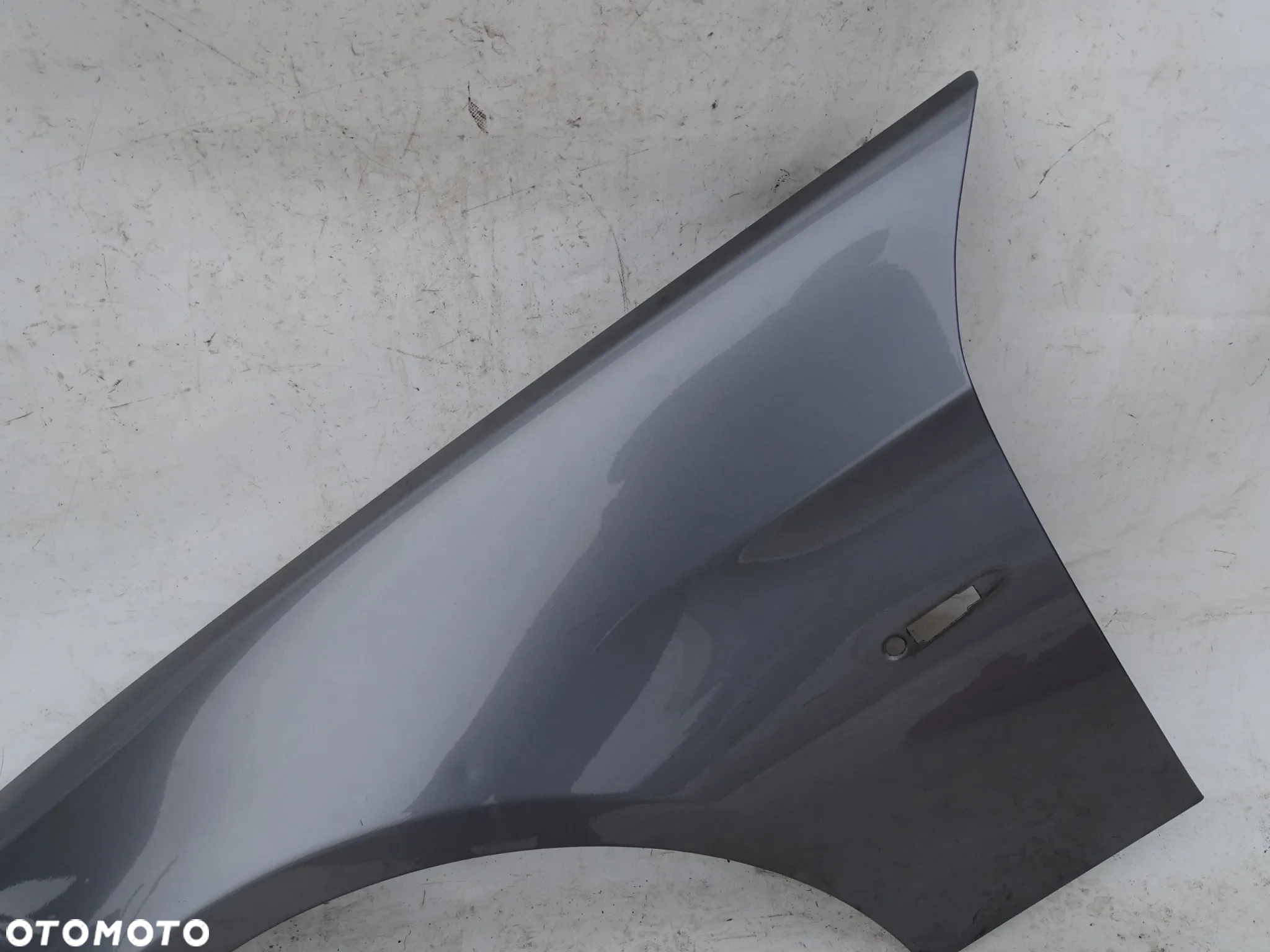 BŁOTNIK LEWY PRZÓD PRZEDNI BMW E90 E91 SPACEGRAU 1 LAKIER F-VAT - 3